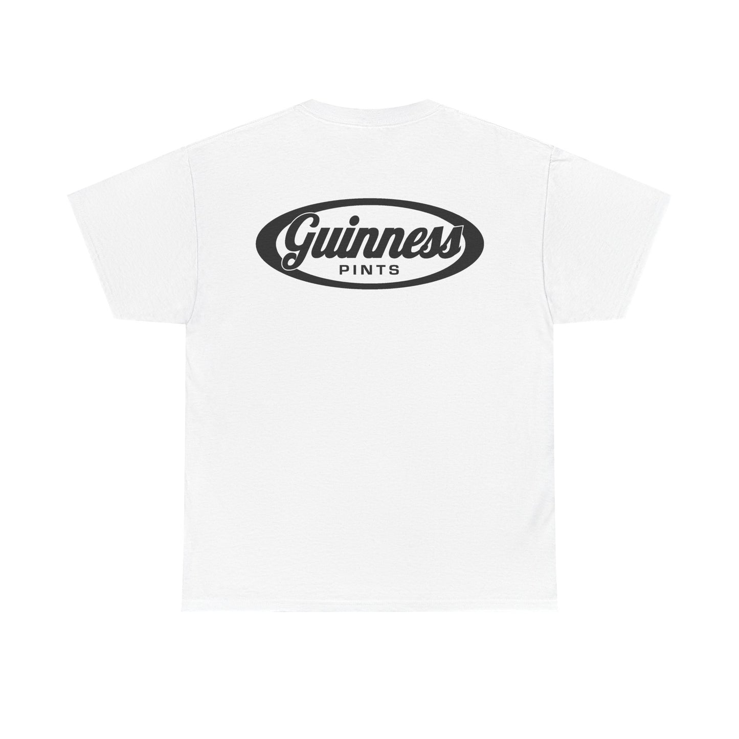 Vintage Guinness Pints Unisex Heavy Cotton Tee - Classic Brewery T-Shirt